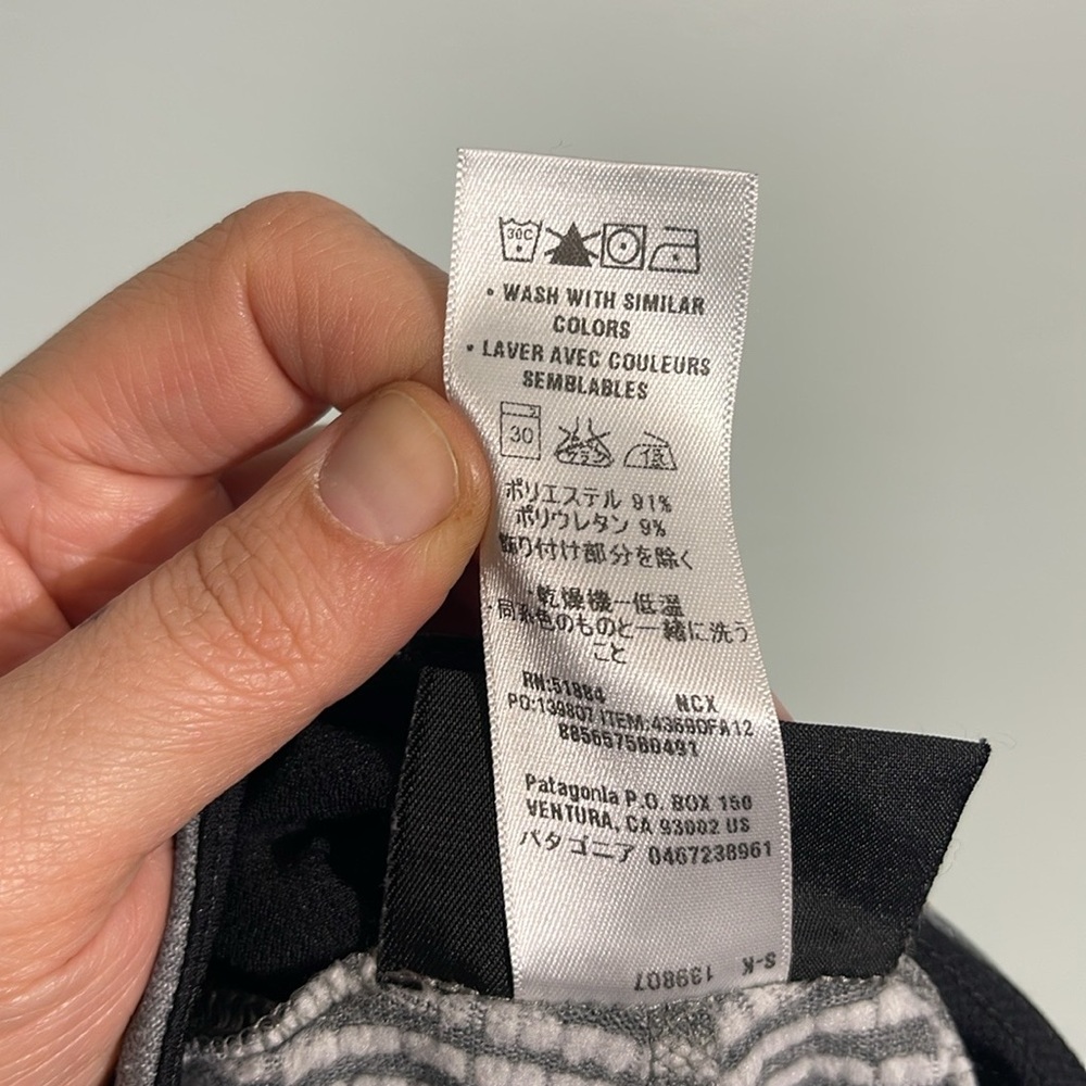 Patagonia Capilene Gray Base Layer Legging Pants Women’s Size XS Lightweight - Picture 8 of 9